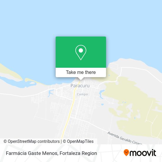 Farmácia Gaste Menos map