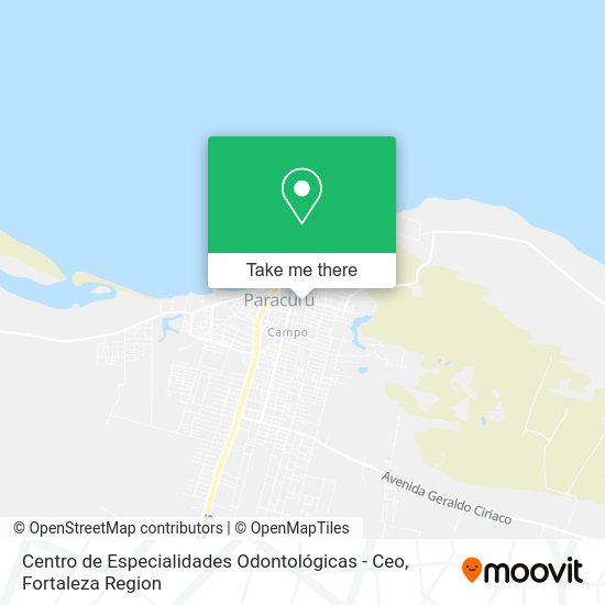 Centro de Especialidades Odontológicas - Ceo map