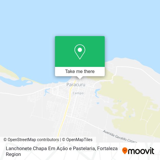 Lanchonete Chapa Em Ação e Pastelaria map