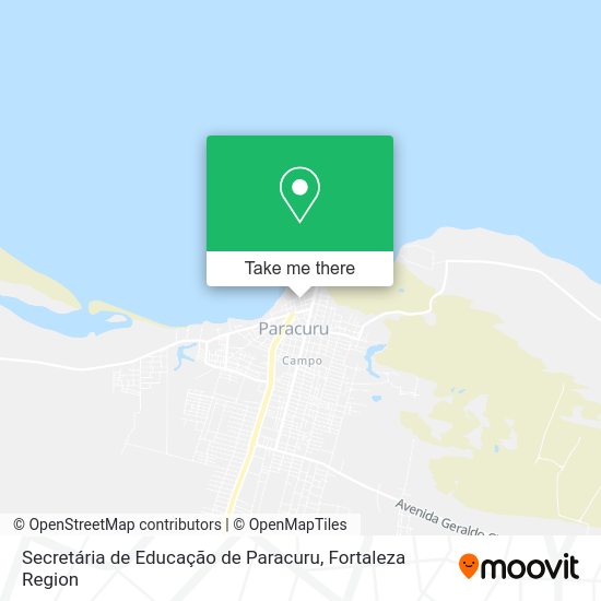 Secretária de Educação de Paracuru map