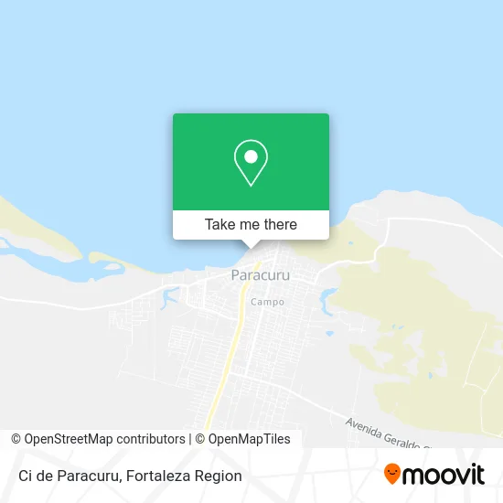 Ci de Paracuru map