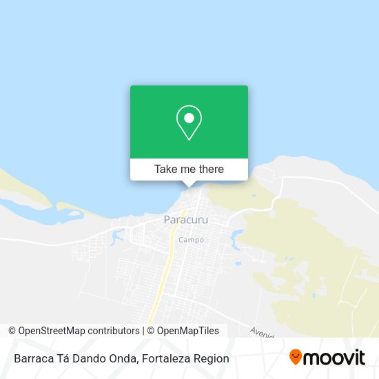Barraca Tá Dando Onda map