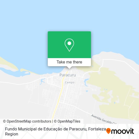 Fundo Municipal de Educação de Paracuru map