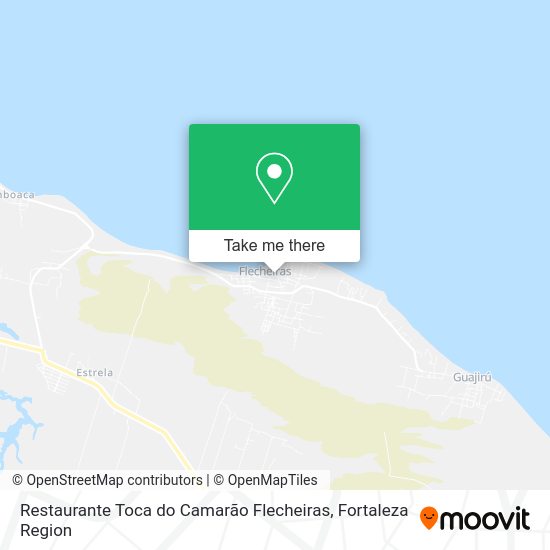 Restaurante Toca do Camarão Flecheiras map