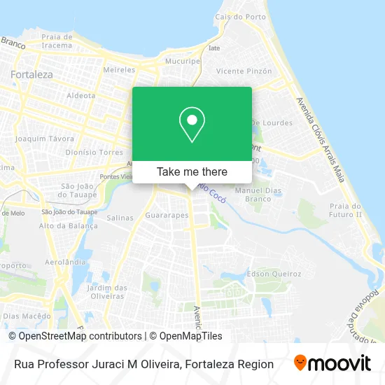 Rua Professor Juraci M Oliveira map