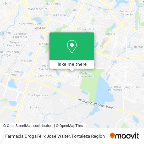 Farmácia DrogaFélix José Walter map