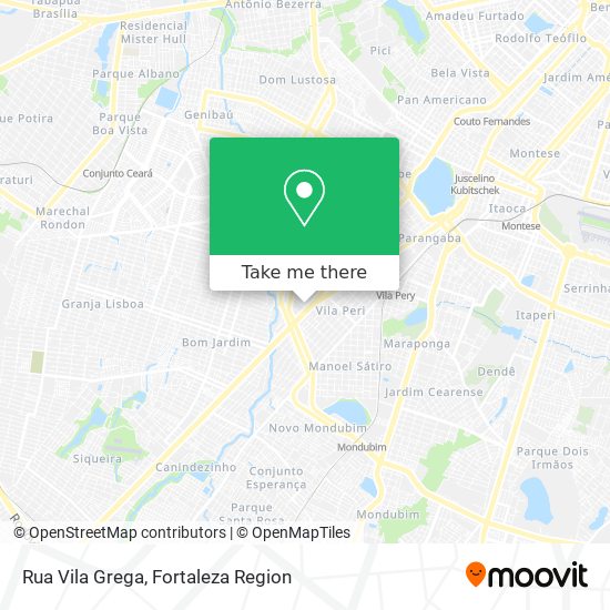 Rua Vila Grega map