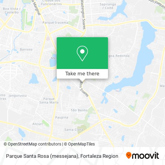 Parque Santa Rosa (messejana) map