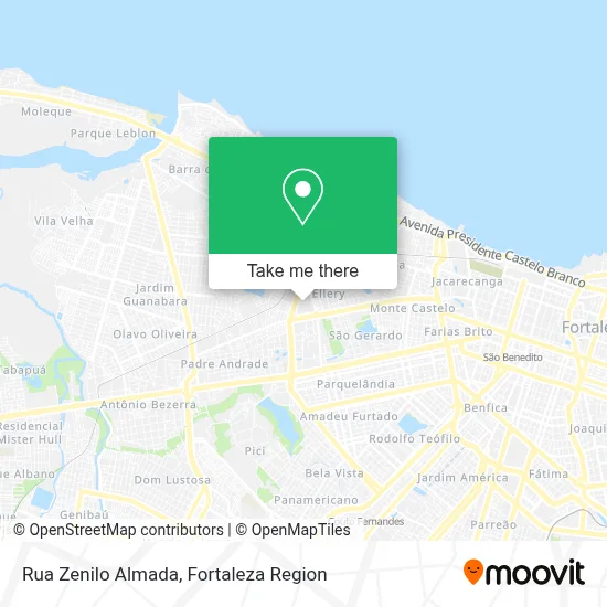 Rua Zenilo Almada map