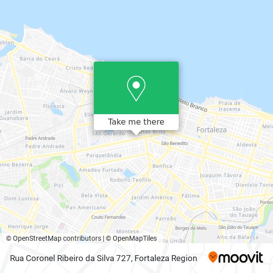 Rua Coronel Ribeiro da Silva 727 map