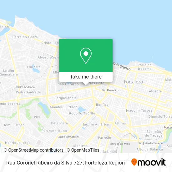 Rua Coronel Ribeiro da Silva 727 map