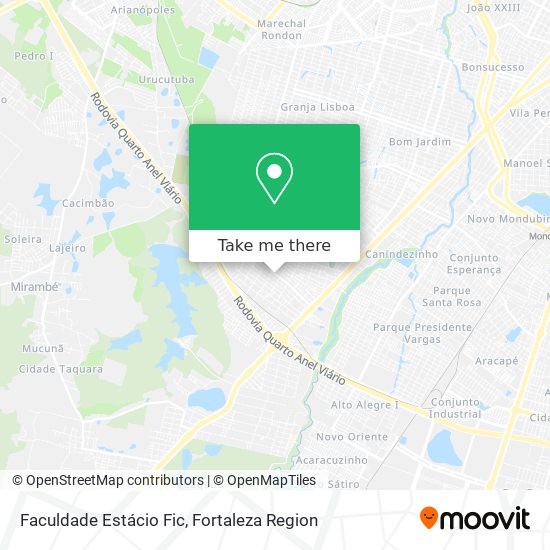 Faculdade Estácio Fic map