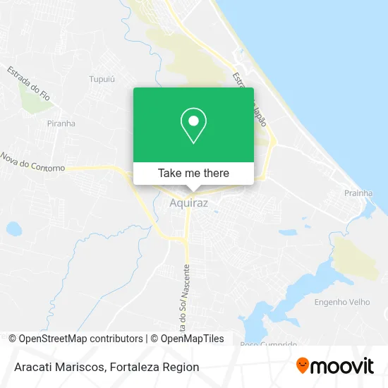 Aracati Mariscos map