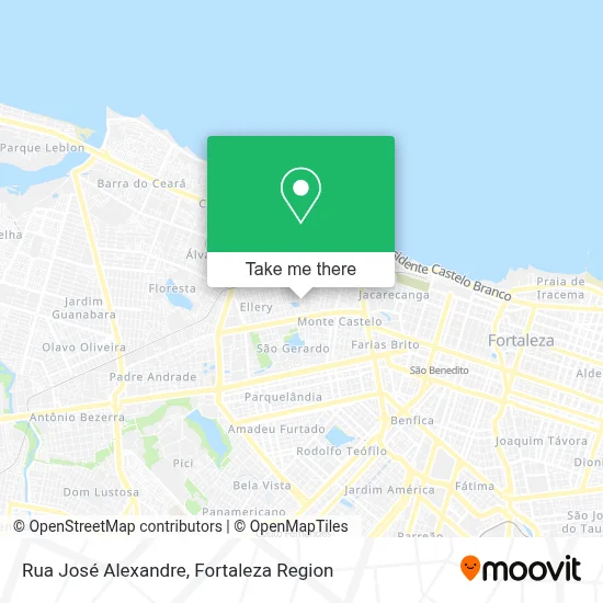 Rua José Alexandre map