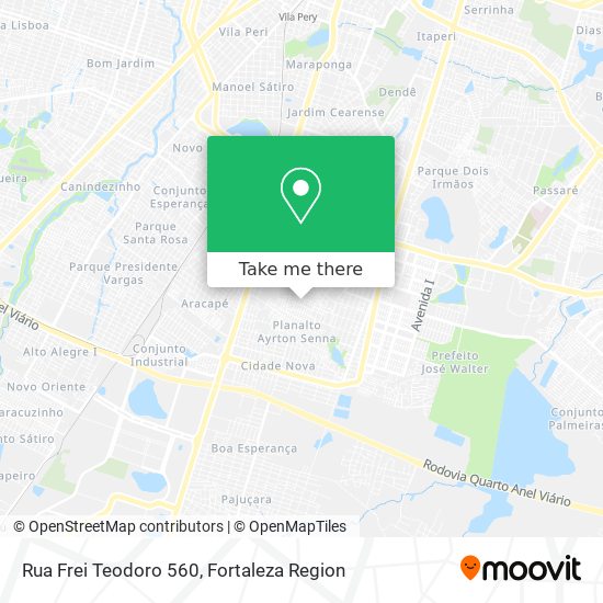 Rua Frei Teodoro 560 map