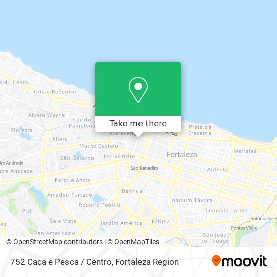 752 Caça e Pesca / Centro map