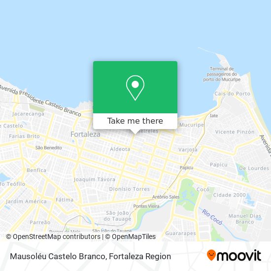 Mausoléu Castelo Branco map