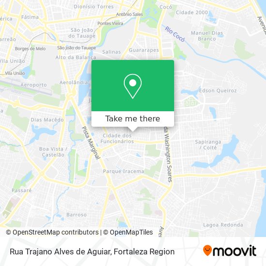 Mapa Rua Trajano Alves de Aguiar