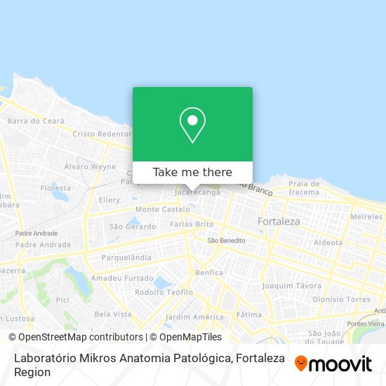 Mapa Laboratório Mikros Anatomia Patológica