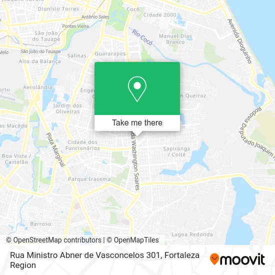 Rua Ministro Abner de Vasconcelos 301 map