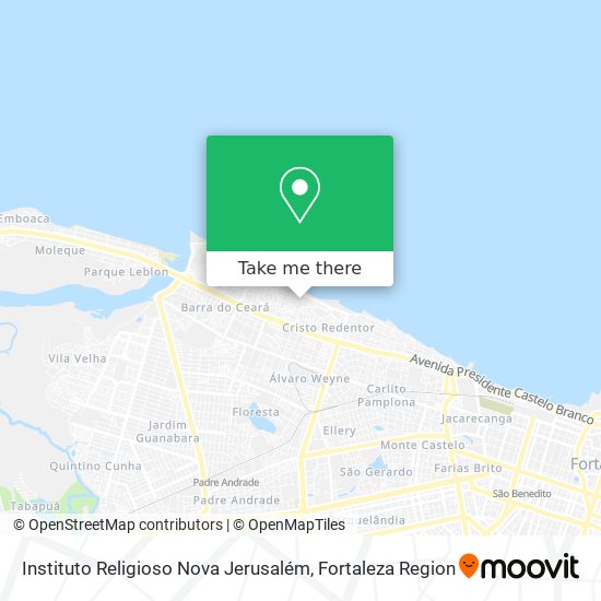 Instituto Religioso Nova Jerusalém map