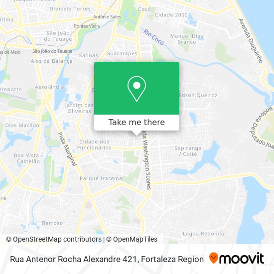Rua Antenor Rocha Alexandre 421 map