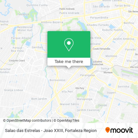 Salao das Estrelas - Joao XXIII map
