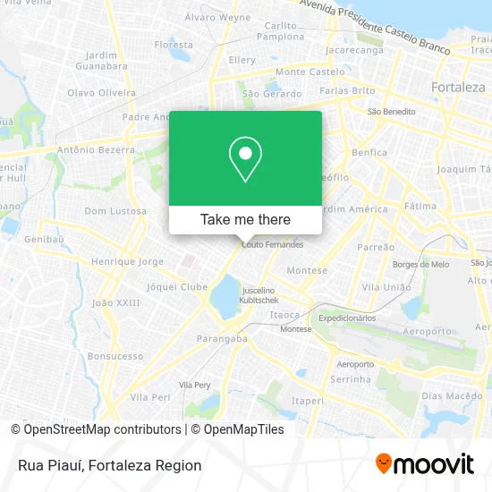 Rua Piauí map