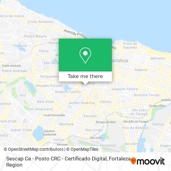 Sescap Ce - Posto CRC - Certificado Digital map