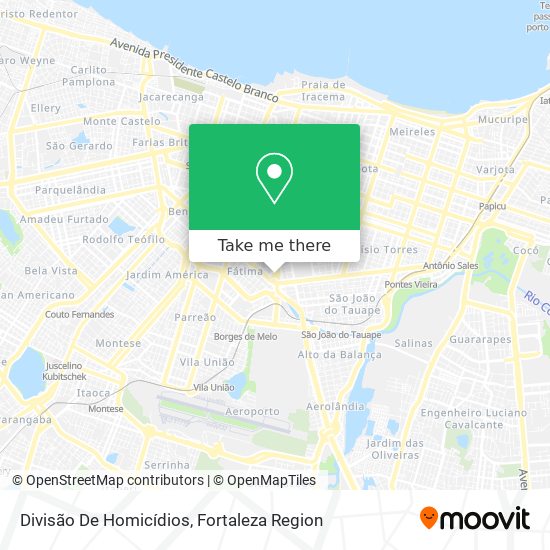 Divisão De Homicídios map