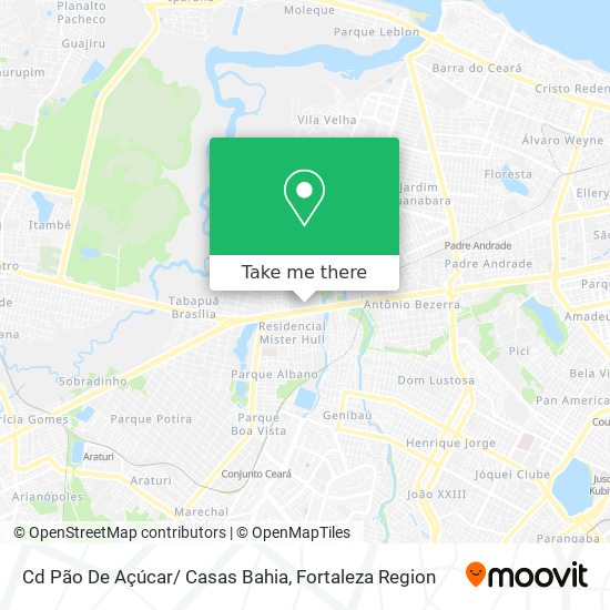 Cd Pão De Açúcar/ Casas Bahia map