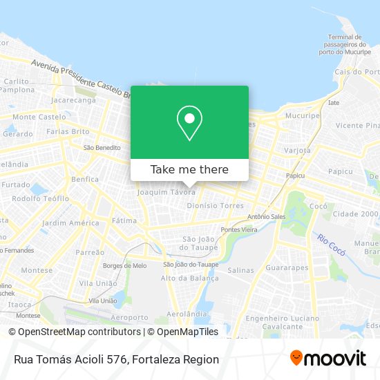 Rua Tomás Acioli 576 map