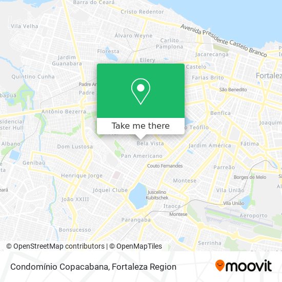 Condomínio Copacabana map