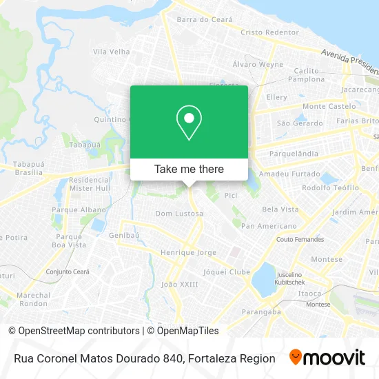 Rua Coronel Matos Dourado 840 map