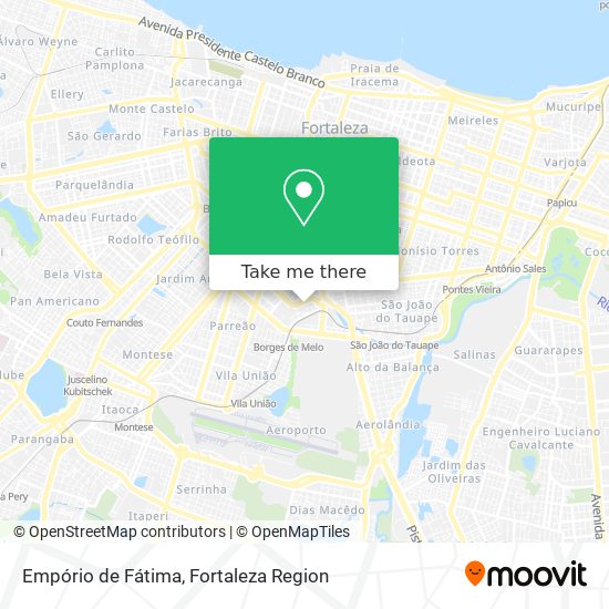 Mapa Empório de Fátima