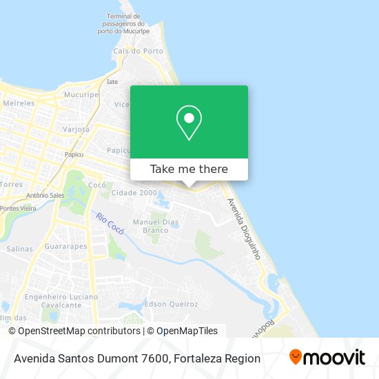 Avenida Santos Dumont 7600 map