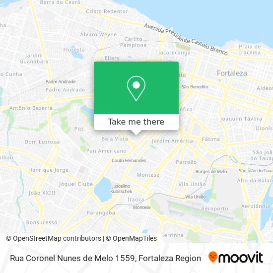Rua Coronel Nunes de Melo 1559 map