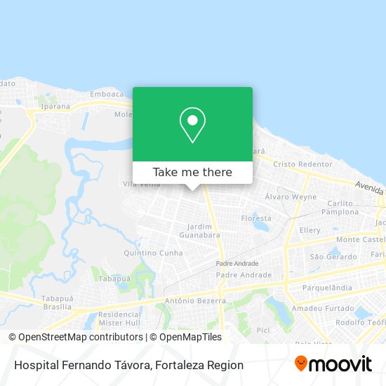 Hospital Fernando Távora map