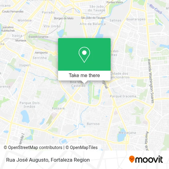 Rua José Augusto map