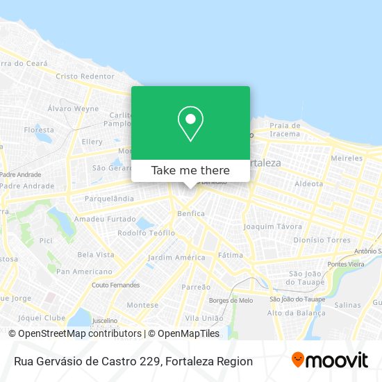 Rua Gervásio de Castro 229 map