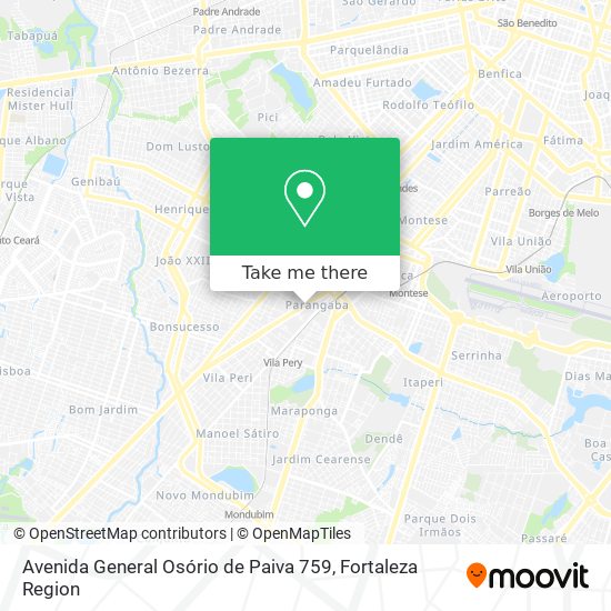 Avenida General Osório de Paiva 759 map