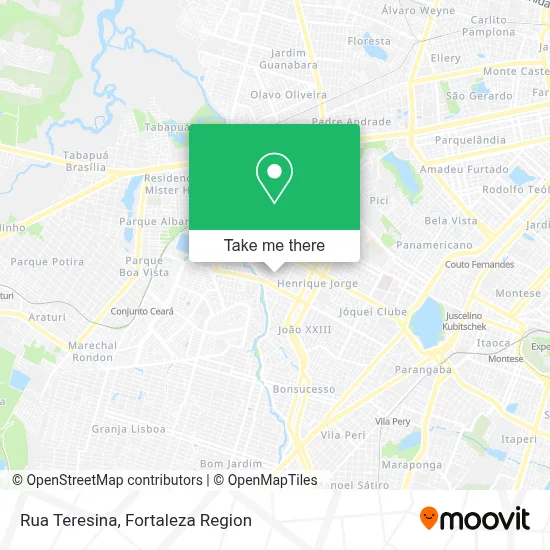 Rua Teresina map