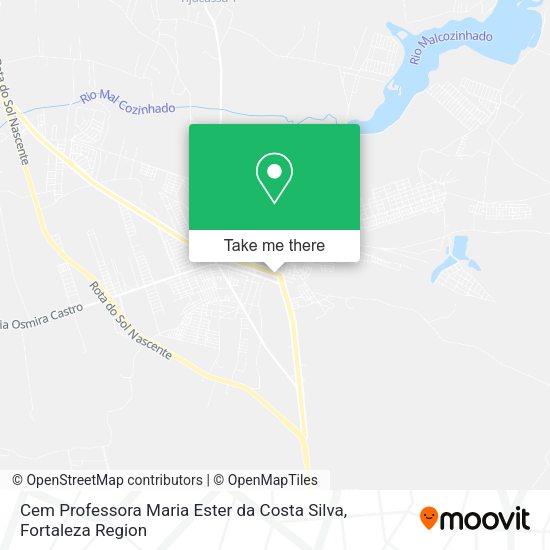 Cem Professora Maria Ester da Costa Silva map