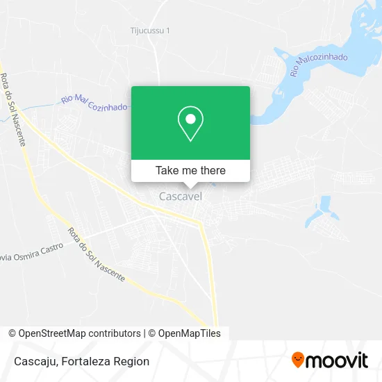 Cascaju map