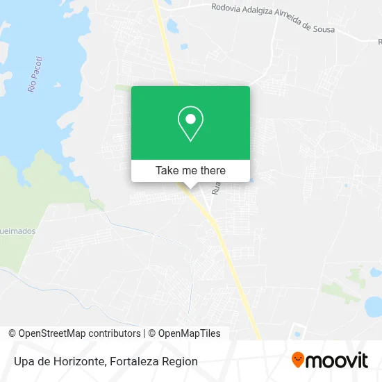 Upa de Horizonte map
