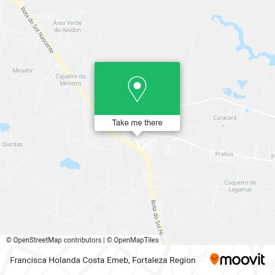 Francisca Holanda Costa Emeb map