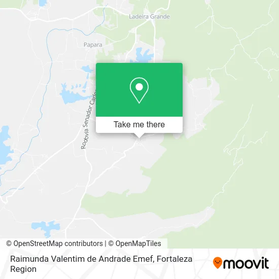 Raimunda Valentim de Andrade Emef map