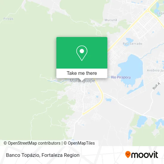 Banco Topázio map
