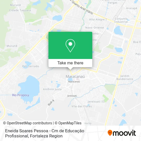 Eneida Soares Pessoa - Cm de Educação Profissional map