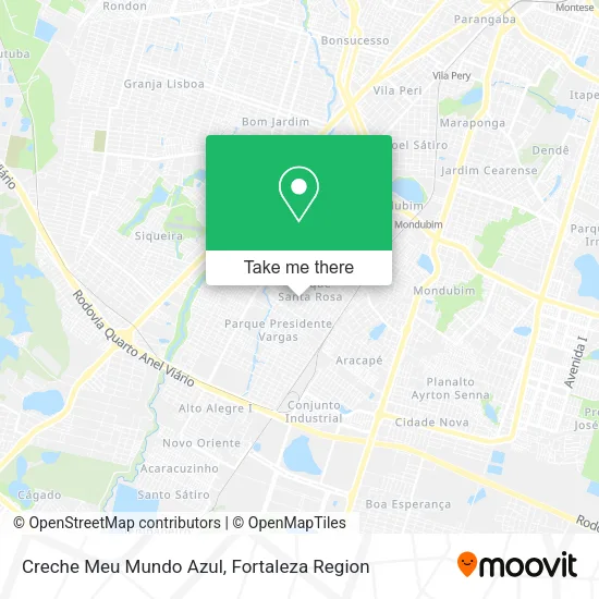 Creche Meu Mundo Azul map